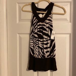 Cute B. Wear zebra print top NWT